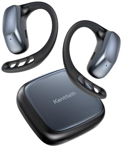 Kentfaith Auricolari per traduzione linguistica AI, 4 in 1, auricolari traduttori con assistente AI, 132 lingue, 6 modalità, traduzione foto e tempo reale, Bluetooth 5.4, per viaggi/business