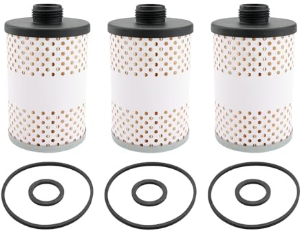 496-5 Fuel Tank Filter Element 3 Pcs, Fit For Diesel Gasoline Biodiesel