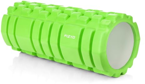 FIZYO Rouleau de Massage EVA 33x14 cm avec Picots – Foam Roller Dos & Jambes, Auto-Massage, Trigger Points, Récupération Musculaire, Fitness, Yoga, Pilates (Vert)
