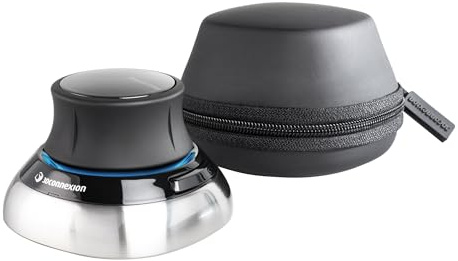 3Dconnexion SpaceMouse Wireless (Bluetooth Edition, 3D mouse, wireless, matt black)