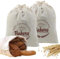 2pcs Reusable Bread Bags To Keep Fresh,Bread Bags For Homemade Bread For Storage Fresh Homemade Sourdough Bread And Rolls,Washable(35 * 45cm)