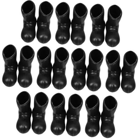 Gatuida 20pcs Mini Christmas Boots for Crafts Dollhouse Miniature Christmas Shoes Toys Boys and Girls Party Supplies Xmas Themed Decorative Shoes