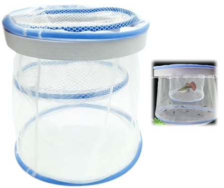 Caja de Puesta para Acuario, Tanque de Cría de Peces con Red de Aislamiento, Separador para Alevines, Caja de Reproducción para Peces, Kit de Criaderos para Todo Tipo de Acuarios