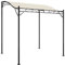 vidaXL Markise, Sonnenmarkise Wasserfest UV-Schutz, Balkonmarkise Sonnenschutz mit Stahlrahmen, Regenschutz Überdachung Terrasse, Creme 2x2,3 m 180 g/m² Stoff Stahl