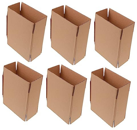 Cabilock 20 Stk Superharter Expresskarton Braune Versandtaschen Aus Wellpappe Versandkarton Literaturversand Verpackung Braunes Kraftpapier Kraftkarton Express-box Sehr Schwierig