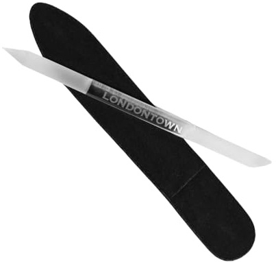 LONDONTOWN Double-Sided Glass Cuticle Pusher