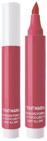 Marcador Mancha Labios - Linter Labios Líquido, Marcador Lápiz Lápiz Labial | Mancha Lápiz Labial A Prueba Manchas Con Punta Lápiz Precisa, Maquillaje Liso Larga Duración Para Un Desgaste Duración