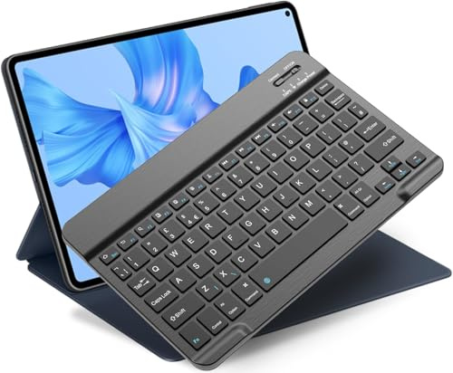 NOOX Bluetooth Keyboard for iPad, Tablets, etc. - Slim Wireless Portable Travel Office Computer Accessories