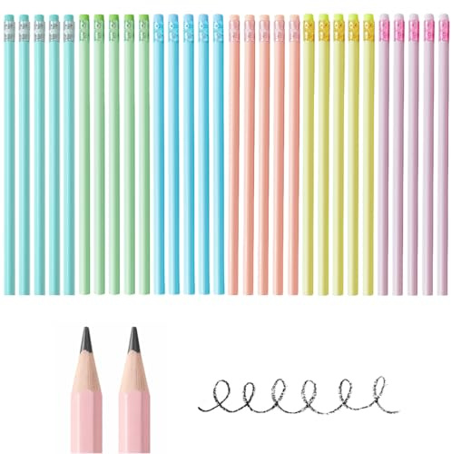 Androxeda 30 Matite Hb Con Gommino - Con Impugnatura Antiscivolo E Mina Resistente, Confetto Multipack Per Scuola, Ufficio, Disegno E Test