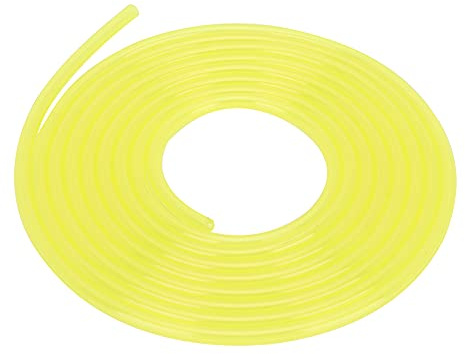 3 meter gul bränsleledning slang bränslerör plast bensinrör bensin bränsle rör motorsågar gräsklippare trimmer tillbehör (3 x 6 mm)