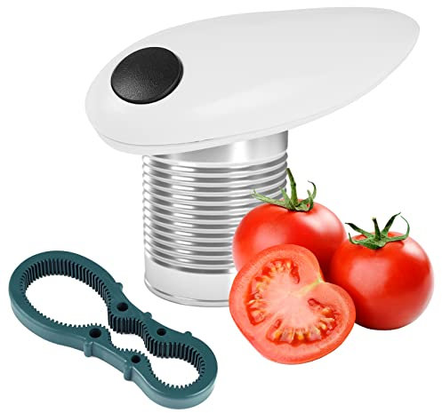 Electric Automatic Can/Tin Opener with One Touch Switch, Hand Free Can Opener,Kitchen Can Opener for Kitchen,Chefs, Restaurant, Women, Arthritis and Seniors, Safe & Easy