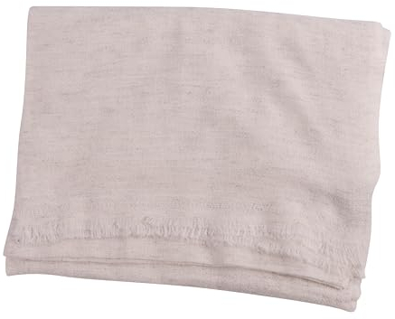 yanopurna Sommerschal Damen aus 100% Kaschmir – Handgewebter Kaschmirschal, Einfarbiges Tuch & Stola – Leichtes Halstuch für Frühling & Sommer – Unisex, Hergestellt in Nepal (68x190 cm)