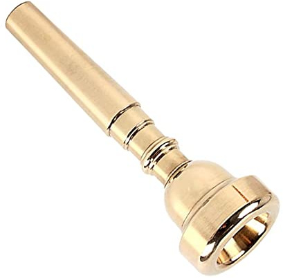 Instrument en or 7C avec bouche de trompette en laiton plaqué - Convient pour les débutants et les artistes professionnels, pour instruments de musique Yamaha Bach Conn King