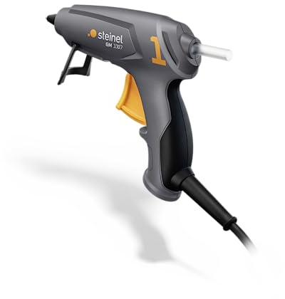 Steinel Pistola incollatrice GlueMatic 1007, 20x stick di colla 7 mm, piccola pistola per colla a caldo, cavo da 1,5 m, fai da te, decorazione