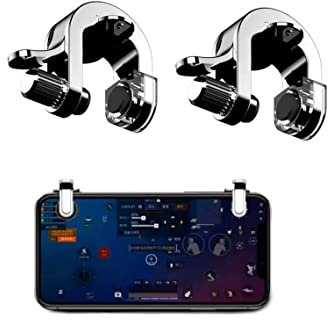 Handy Mobile Game Controller 100% Metall Gaming Trigger Tragbar Gaming Gamepad für PUBG Mobile Trigger, für iPhone/Android, IFYOO Z108 Feuer Shooter Tasten Griff L1 R1 Triggers【1 Paar】
