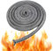 Ofendichtschnur,Dichtung für Ofentür,Dichtungsband für Kaminofen,Kamindichtung Ofendichtband,Oven Sealing Cord,Dichtung Dichtungsband,Feuerfest Glasfaserschnur Türdichtung,10 mm*2 m,Schwarz
