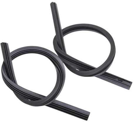2 Stück Scheibenwischer Gummi, Scheibenwischergummi Ersatz,Scheibenwischer Ersatzgummis,zuschneidbare Wischergummis universell kompatibel mit allen Scheibenwischern