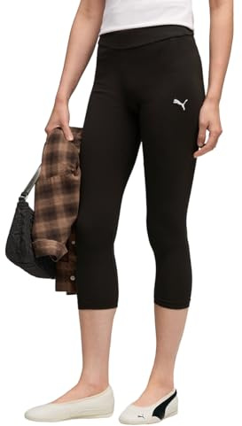 PUMA Leggings Capri Essentials da donna S, Black