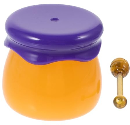 AUTSUPPL Pot à Soin pour Lèvres Vide avec Cuillère Petit Contenant Échantillon Cosmétique Rechargeable Pot Crème Compact et Portable pour Maquillage et Soins des Lèvres Bleu