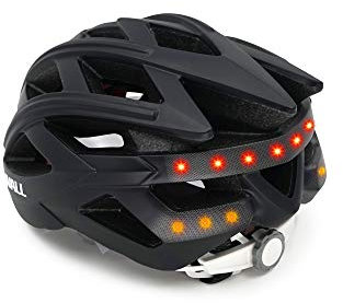 LIVALL Unisex - Adult BH60SE Music, Rear Light, Indicator, Navigation, Call Function and SOS System Bicycle Helmet, Black, 55-61 cm