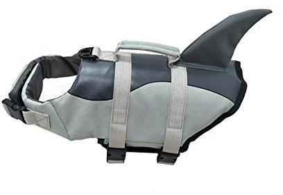 OMEM Schwimmweste für Hunde, Schwimmwesten für Welpenbecken, Ideal zum Schwimmen, Surfen, Bootfahren und um Ihren Welpen Sicher im Wasser zu Halten