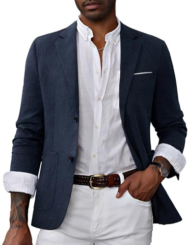 PJ PAUL JONES Mens Blazers Casual Sport Lightweight Business Blazer Jacket