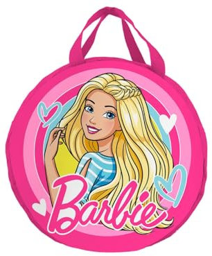Barbie Storage Bag, Round Organizer with Handles, Toy Storage for Girls, Extra Large Clothes Basket, Kids Room Decor