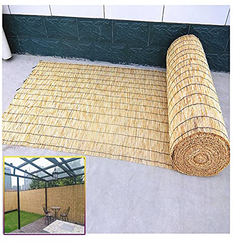Parasol de jardin en bambou naturel facile à installer pour balcon, jardin, terrasse, extérieur 90 100 120 130 cm