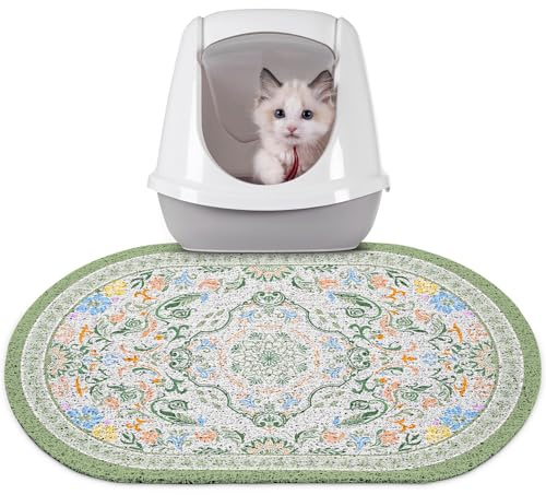 Bienbee Cat Litter Mat, 24 x 15 Dense Trapping Mesh for Litter Boxes