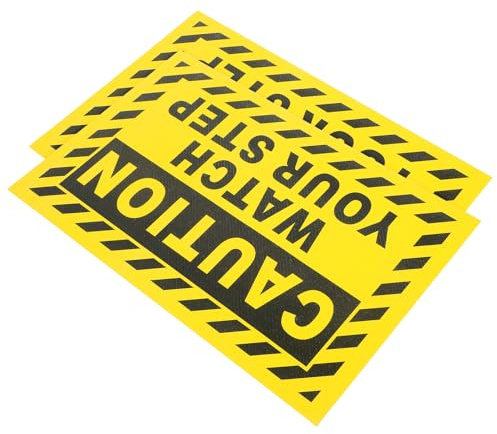 Toddmomy 2 piezas Pegatinas Antideslizantes para Suelo Cinta de Advertencia Resistente al Agua para Escaleras Interiores y Exteriores Adhesivo Fuerte para Seguridad y Prevención de Caídas