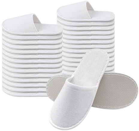 14 paia Pantofole Chiuse,Pantofole Ospiti,pantofole Hotel, Pantofole per hotel, Set Pantofole ospiti, Pantofole da ospite per hotel, Ciabatte da viaggio, adatti per hotel e centri benessere da viaggio