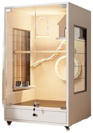 Flight Cage Luxury Villa Bird Cage for Parrots Complete New Type Birdhouse & Nest