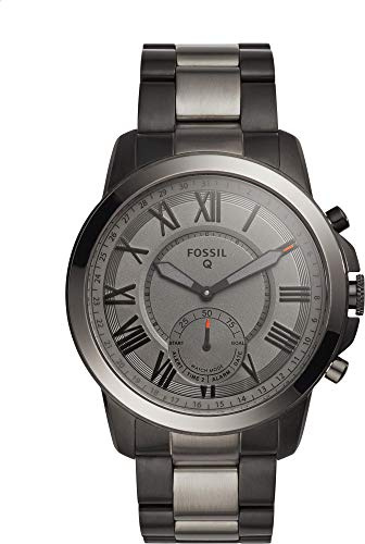 Fossil FTW1139P Q Men's Grant Stainless Steel Hybrid Smartwatch - Grey