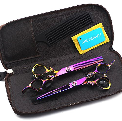 JIESENYU Forbici professionali da parrucchiere Barbiere Taglio Dei Capelli Forbici Rasoio Sharp 6 pollici Giapponese Cesoie In Acciaio Inox