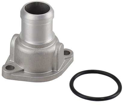 Aluminium Engine Cooling Radiator Coolant Hose Flange Fit for Audi A6 Seat Cordoba Skoda Felicia VW Jetta Santana Scirocco Passat Polo Golf Lupo Vento Corrado Transporter Caddy Addy 026121145E