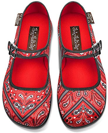 Hot Chocolate Design Chocolaticas Bandana Ballerine Mary Jane Basse da Donna Multicolore HCD 38