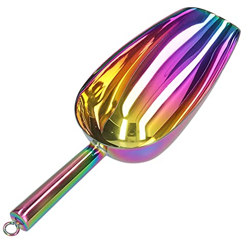 Atyhao Pala de Hielo de Acero Inoxidable Pala de Hielo Pala de harina Accesorios de Cocina Gadgets para el hogar(#2)