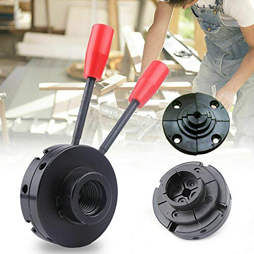 4 Backen Drechselspannfutter - M18 x 2,5/M33 x 3,5 Selbstzentrierend Drehfutter, Mini Drehbank Lathe Chuck für Drechselbank Bohrfutter,Backenfutter,Drechselfutter (M18 x 2.5)