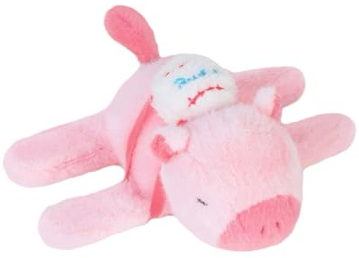 Yawdil Dessin animé séjour fil rotation queue Capybara clap cercle jouets, clap snap wrap bracelet bracelet, moelleux peluche poupée main anneau