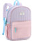 VASCHY Kinderrucksack, Lightweight Quilted Color-blocked Bookbag Schulrucksack für Kindergarten Kinder Jungen Mädchen Kid-15in (für Ordner) Rosa