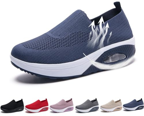 Chaussures à bas à bascule pour femmes, bleu, 0 UK