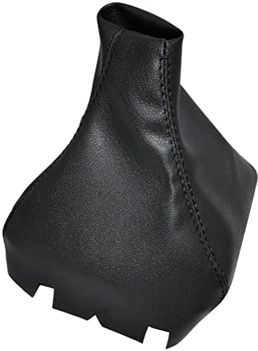 Aerzetix - C59139 - Cuffia soffietto per leva del cambio - compatibile con Seat Ibiza 6J dal 2008 al 2015 - colore: nero - in pelle sintetica