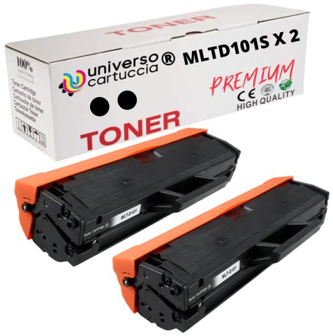 universo cartuccia® Ersatz Toner Druckerpatronen Laserdrucker für Samsung MLT-D101S MLTD101S für ML-2160 ML-2165W ML-2168 SCX-3400 SCX-3405 SCX-3405FW SCX-3405W SF-760P SF-760, schwarz