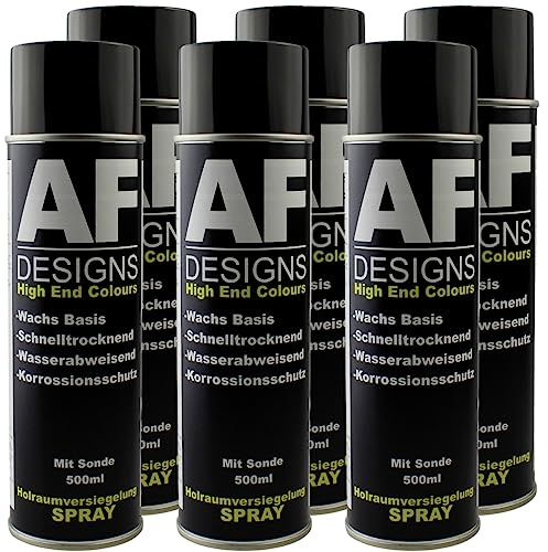 Alex Flittner Designs Hohlraumversiegelung Konservierung Wachs + SONDE 6x500ml transparent