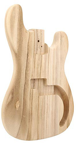 Gitarren-Bass-Korpus, Chinesischer P-Bass, P-Bass-Korpus, Roter Ahorn-Gitarren-Fass-Korpus für PB-Stil, DIY-E-Gitarren-Teile-Zubehör
