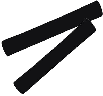 Dinghaole 2 Neopren Kettenstrebenschutz, Fahrrad-Kettenschutz, Fahrrad-Rahmenschützer Rahmenschützer (schwarz)