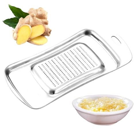 Râpe à gingembre, plaque de râpe en acier, outil de cuisine multifonction, trancheuse de gingembre, râpe manuelle, râpe à gingembre, broyeur manuel en acier inoxydable, ging fin