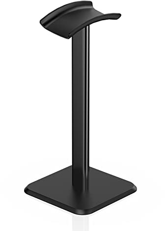 Headsetställ Spelskrivbord Tillbehör Spelarpresenter Hörlursställ Gaming Headsethållare Aluminiumlegering Hörlurshållare Fäste Hörlursställ Headsethållare Hörlursställ (Svart)