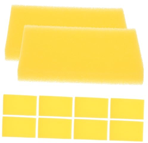 BESPORTBLE Esponjas de Esponja Bioquímica Absorbente para Acuario Tamaño Cortable Color Amarillo Accesorio para Peceras y Terrarios Uso para Reptiles y Anfibios