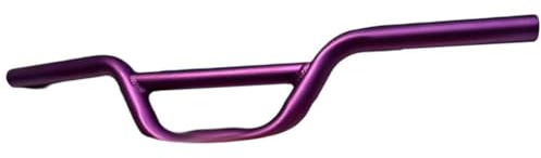 QOXEZY Manubrio in lega per bici, lunghezza 520 mm, diametro stelo 22,2 mm, design ergonomico per mountain bike e biciclette a scatto fisso, nero